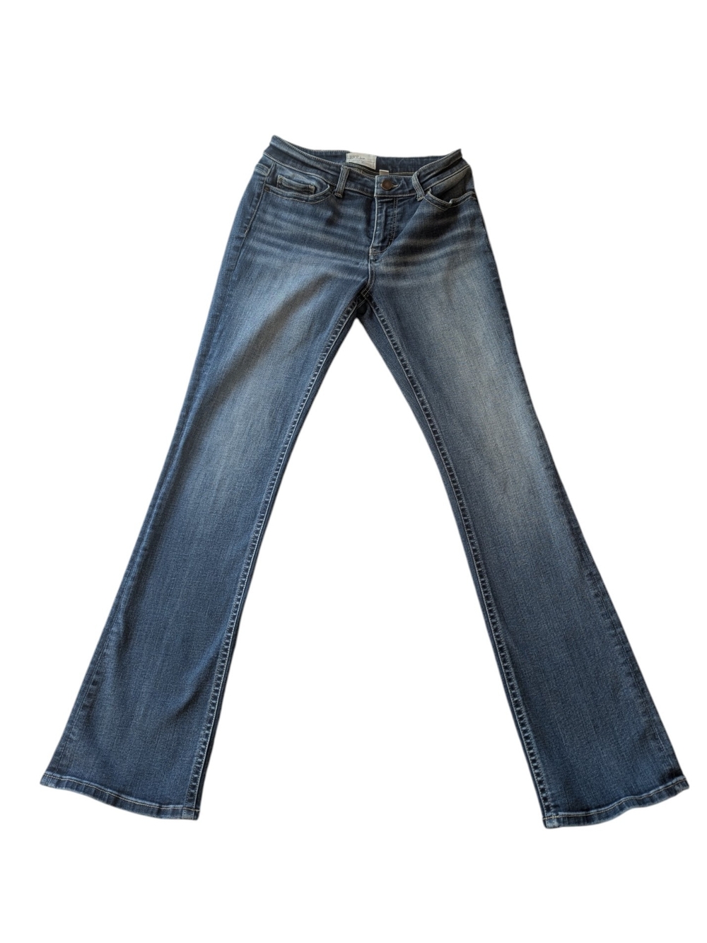 BKE Gabby Mid Rise Bootcut Medium Wash 25L Jeans